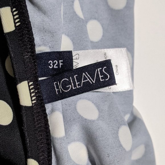 Figleaves Black and White Polk a Dot Swim Tankini - Picture 10 of 11